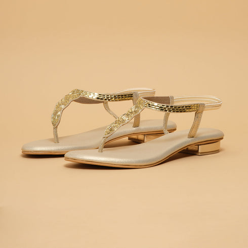 Aryka T-strap Flats